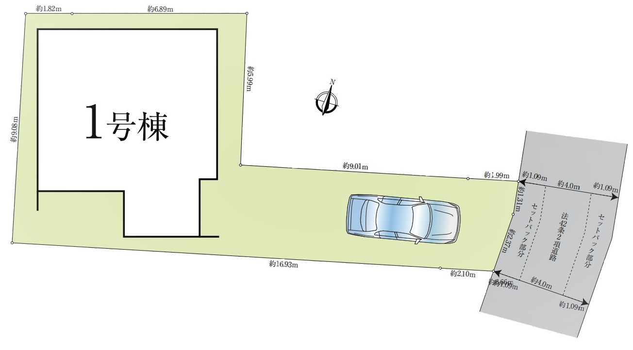 東村山市秋津町5丁目2期　全1棟　1号棟