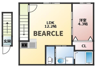 【間取り】 | イオ・リアン坂本Ⅱ