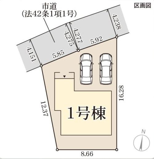 リーブルガーデン　総社市真壁(第6)【仲介手数料無料】の区画図