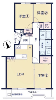 【間取り】 | 西原グリーンハイツ10号棟 | 西原グリーンハイツ10号棟