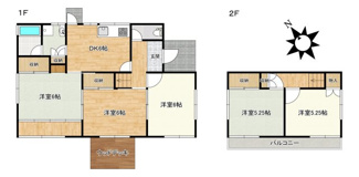 【間取り】 | 小美玉市羽鳥字五万堀　中古戸建