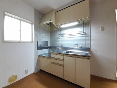 【キッチン】 | アメニティー白浜Ｂ | キッチンでお料理をお楽しみください