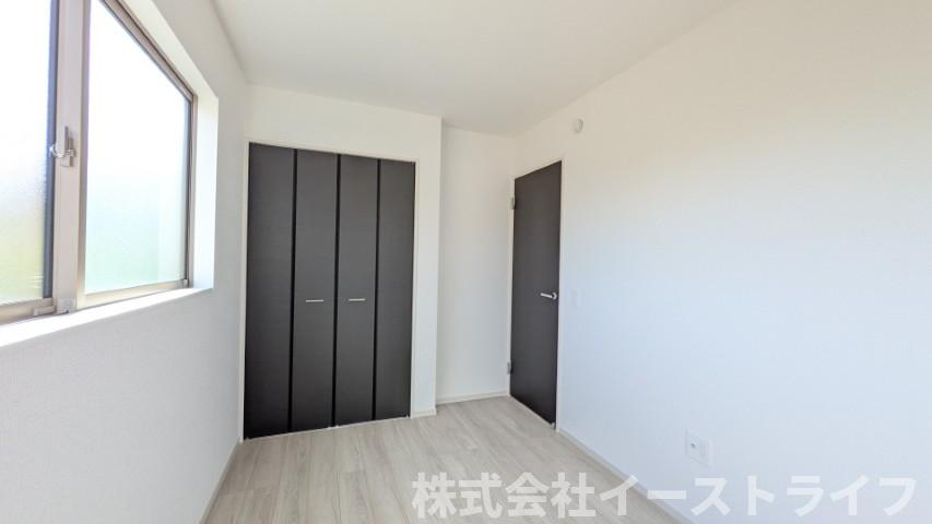 【新築戸建】　いわき市平中神谷1期　全4棟　平屋タイプの洋室|4.8帖の洋室です