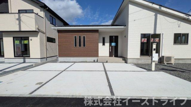 【新築戸建】　いわき市平中神谷1期　全4棟　平屋タイプの駐車場|3台駐車可能（車種による）