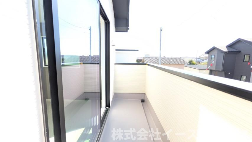 【新築戸建】　いわき市平中神谷1期　全4棟のバルコニー|1号棟写真　