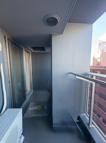 クラッシィタワー新宿御苑のバルコニー