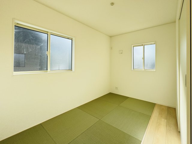 松戸市西馬橋５丁目新築戸建【旭町小学校：7分】の和室|4帖和室