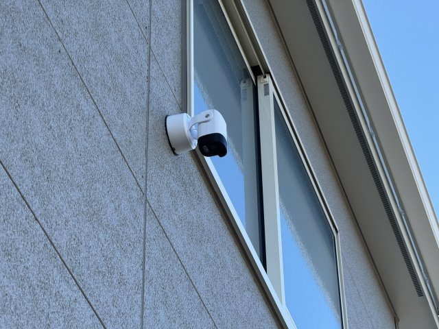 松戸市西馬橋５丁目新築戸建【旭町小学校：7分】の防犯設備|スマホで確認できる防犯カメラ