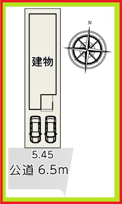 名古屋市北区喜惣治１丁目の新築一戸建の区画図|◇区画図◇