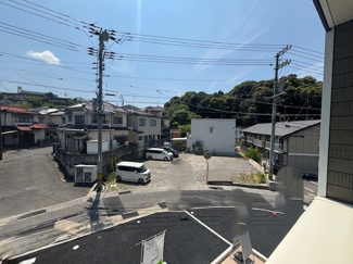 【展望】 | 安佐北区落合南3（玖村駅）全2区画　NO1【P2台可】 | 南西向きの広めのバルコニーからの見晴らし☆さえぎる建物がないので陽当たり・通風良好です☆