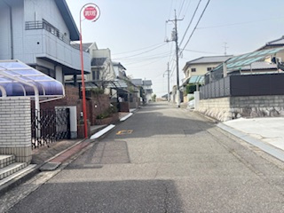 【前面道路含む現地写真】 | 廿日市市阿品4（阿品駅）全2区画　NO1