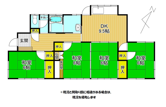 【間取り】 | 荒尾市川登売家