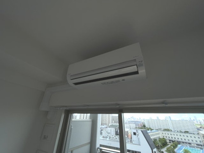 【設備】 | エスリード大阪ザ・ルクス | エアコン付きのお部屋です