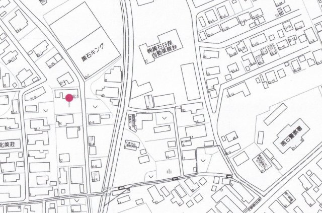 【地図】 | 黒石市北美町一丁目　土地