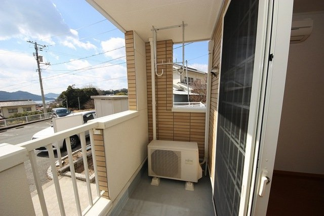 フォーリスト　クスジⅠのバルコニー|広々としたバルコニーです