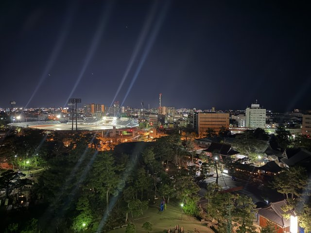 ダイアパレス白山公園前の展望