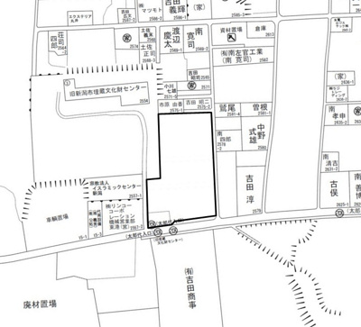 【地図】 | 新潟市北区太郎代　売地　2064坪