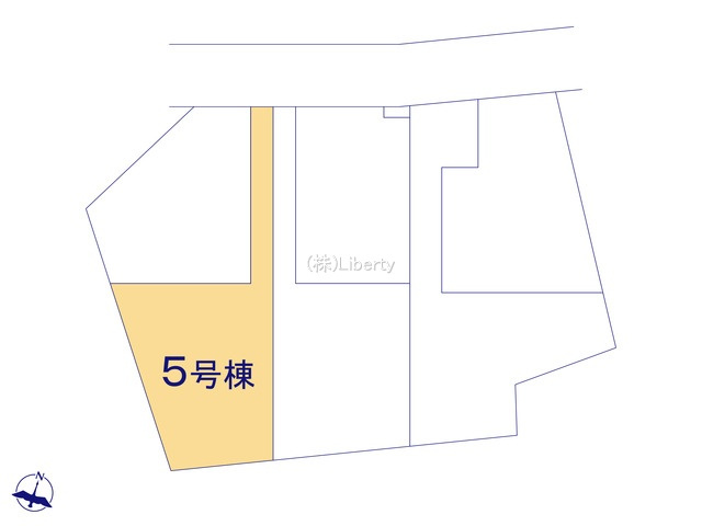小美玉市羽鳥13期　新築戸建　5号棟の区画図