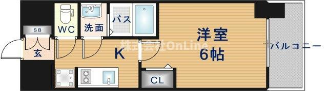 【間取り】 | プレサンス鶴橋トレヴィエ