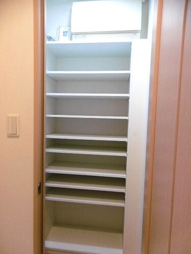 ライオンズタワー五反田の収納|シューズクローク　内装前