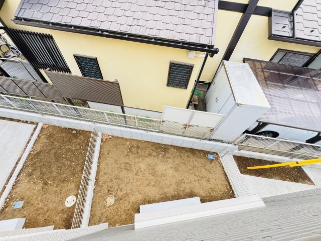 柏市花野井新築戸建【花野井小学校：7分】の展望|バルコニーより南側眺望