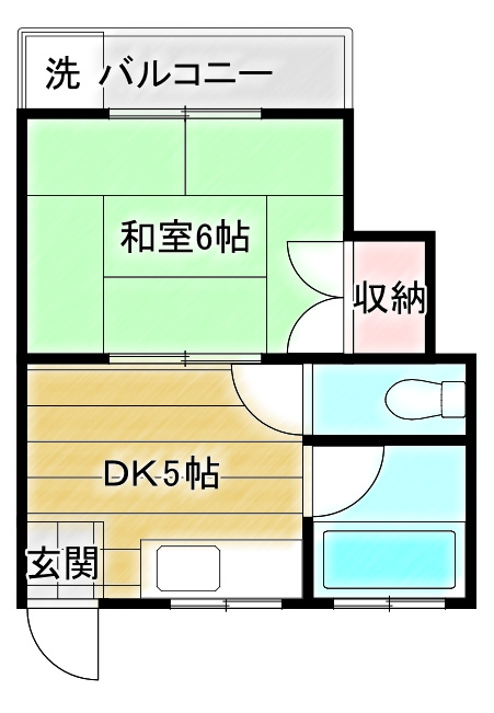 みのりハイツの間取り