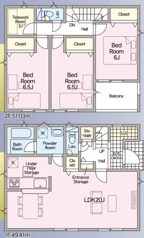 【間取り】 | 赤崎小学校に通える新築戸建　山陽小野田市赤崎２丁目　第２－３号棟　クレイドルガーデン　アーネストワン | お客様のご意見を凝縮した使いやすい間取り
