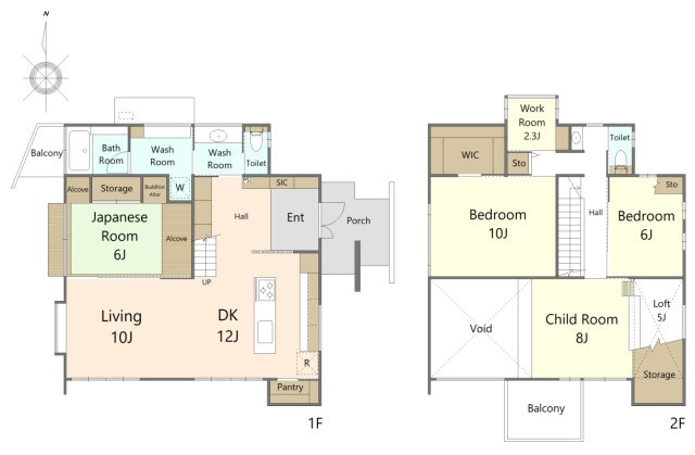 仙台市青葉区錦ケ丘３丁目　戸建の間取り