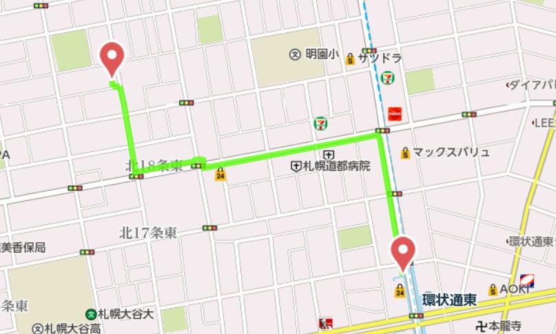 【新築戸建】札幌市東区北19条東10丁目5棟の地図