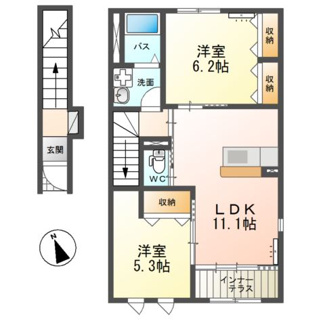 【間取り】 | Ｆｅｌｉｃｅ　Ｂ　（フェリーチェビー）