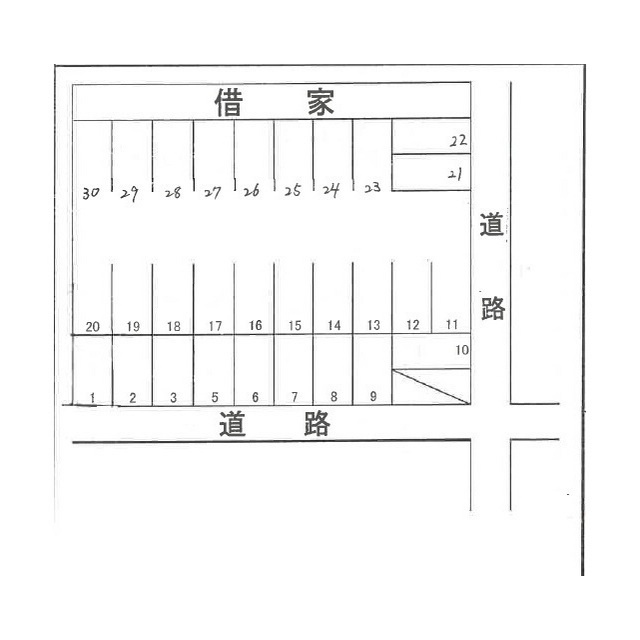 岐阜市宇佐３丁目の駐車場の駐車場