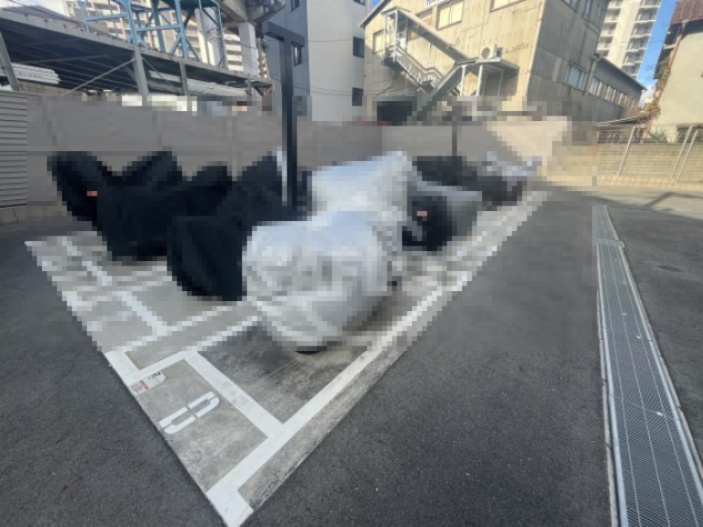 アドバンス大阪ヴェンティの内装|アドバンス大阪ヴェンティ　バイク置き場