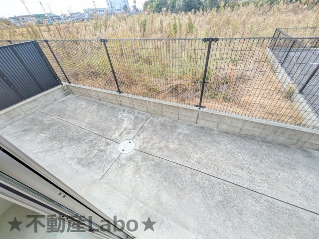 ストーク西発Aのバルコニー