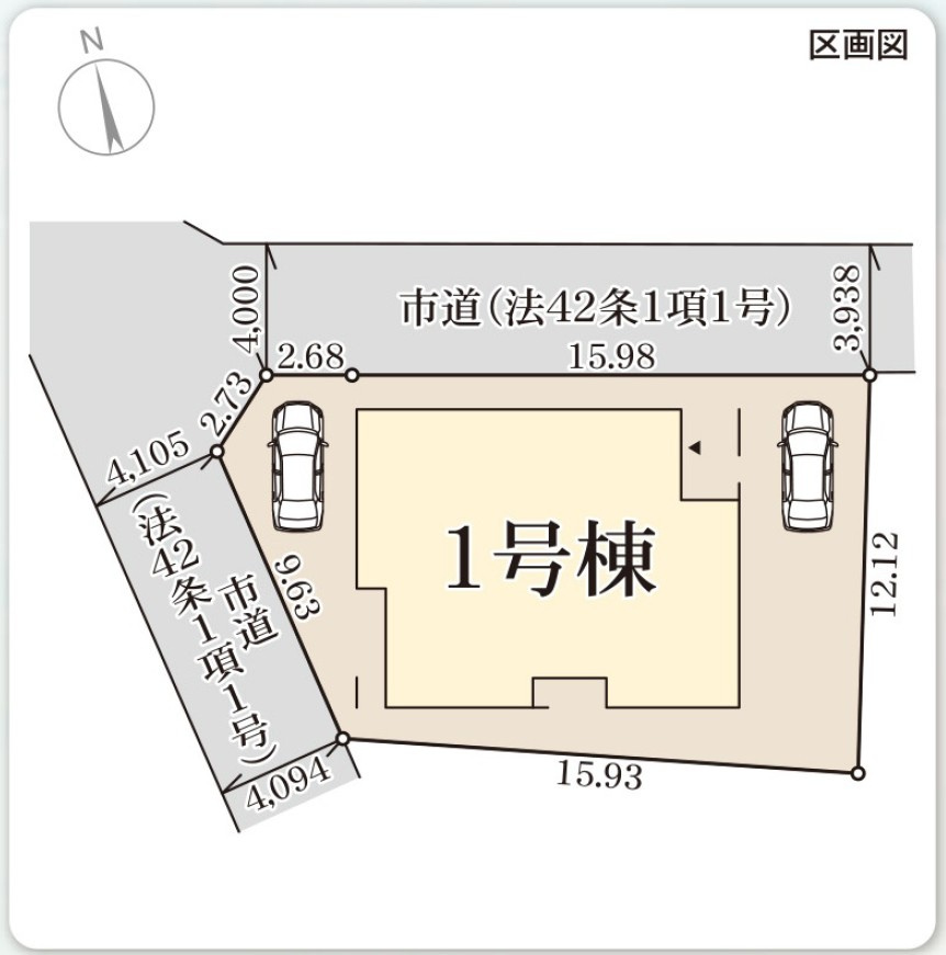 リーブルガーデン高松市香川町第八の区画図|間取り図