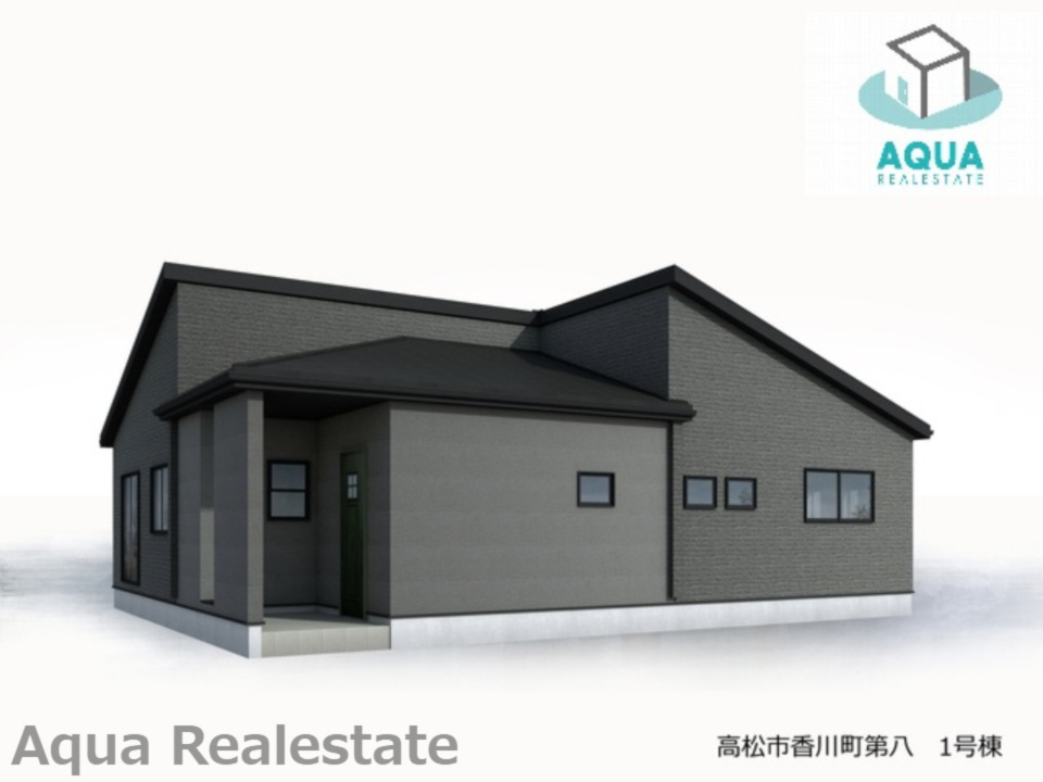 リーブルガーデン高松市香川町第八の完成予想図|外観の完成予想図です