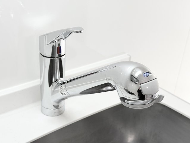 ガナール のキッチン|使い勝手の良いシングルレバーの水栓
