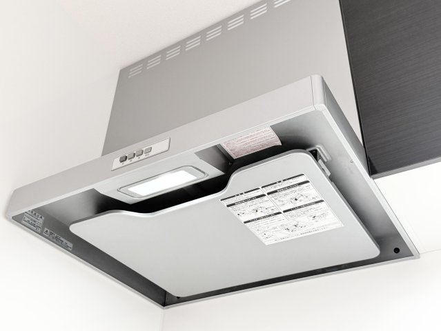 ガナール のキッチン|整流版がついているのでお掃除ラクラクのレンジフード