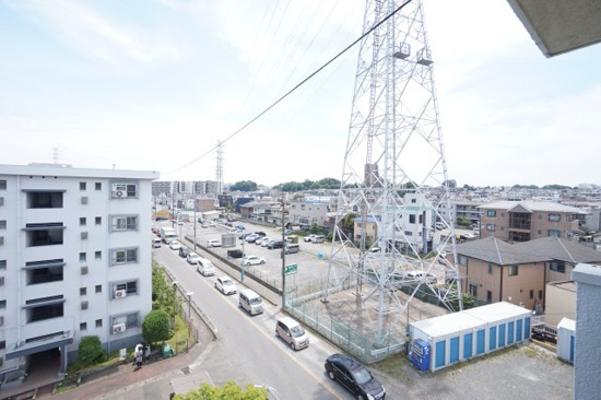 朝霞田島団地1号棟の展望