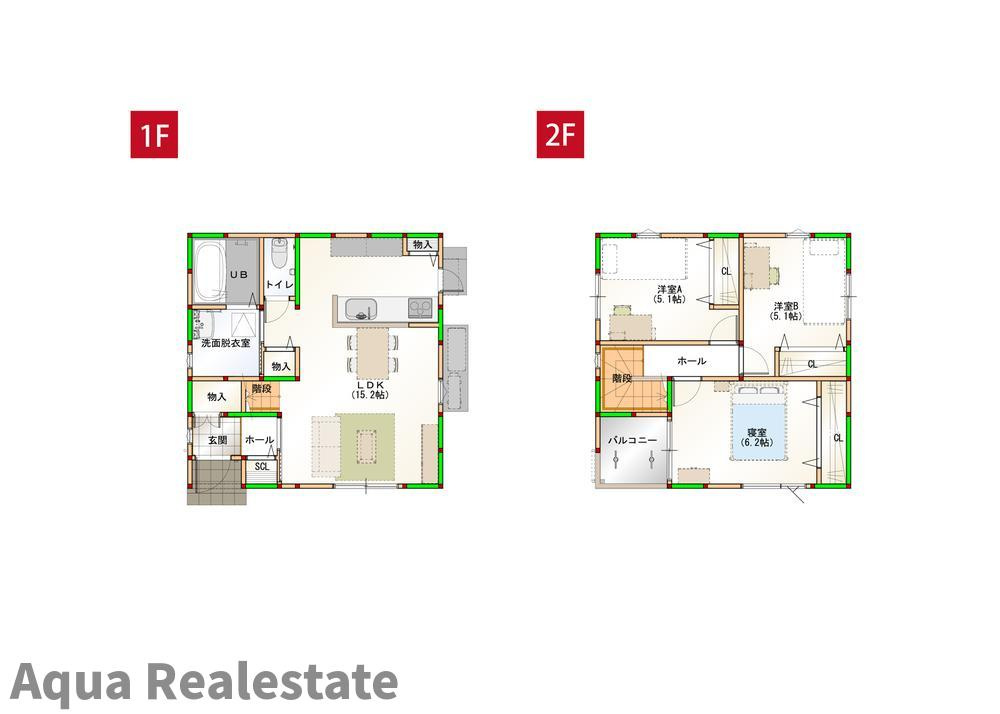 オール電化デザイナーズハウス高松市林町建売⑤の間取り|こちらの居間で趣味の時間をお楽しみください