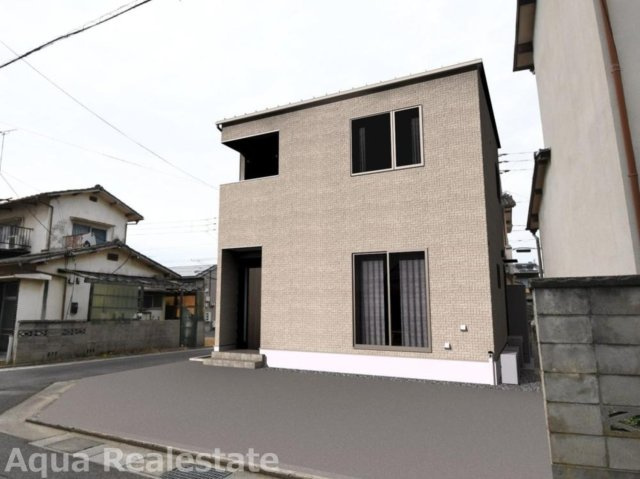 オール電化デザイナーズハウス高松市林町建売⑤の玄関|きれいな玄関です