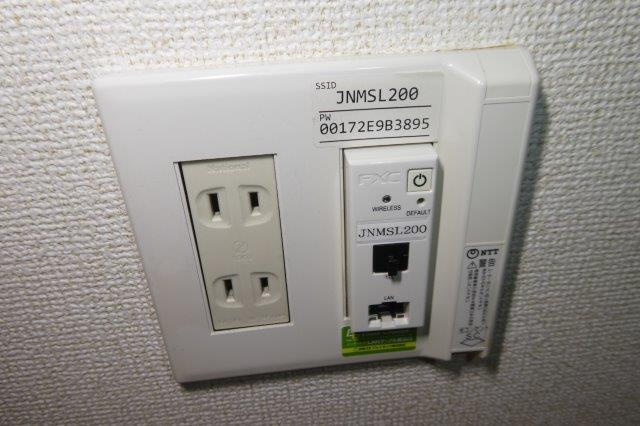 メゾンドソレイユBの設備|無料ＷＩ－ＦＩ完備。