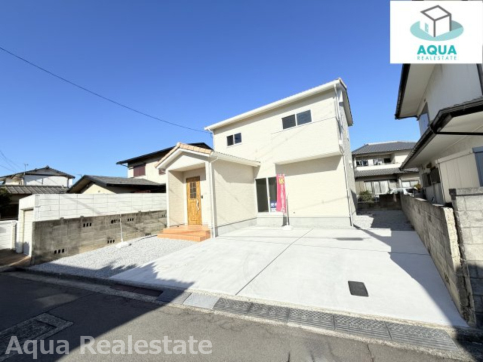 高松市高松町の新築一戸建の外観|きれいな外観です