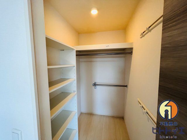 D-ROOM桜雲の収納|ウォークインクローゼットです♪