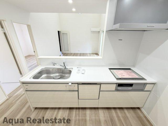 高松市東山崎町の新築一戸建のキッチン|きれいなキッチンです