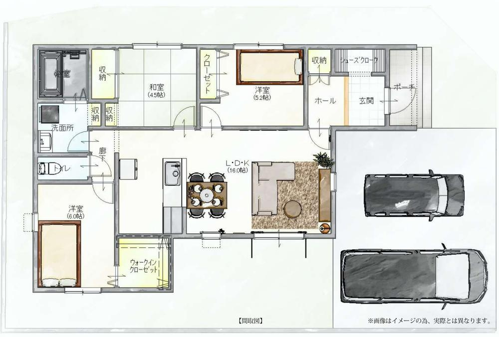 高松市東山崎町の新築一戸建のキッチン|お料理しやすいキッチンです