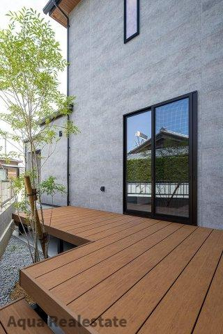 高松市林町の新築一戸建の庭