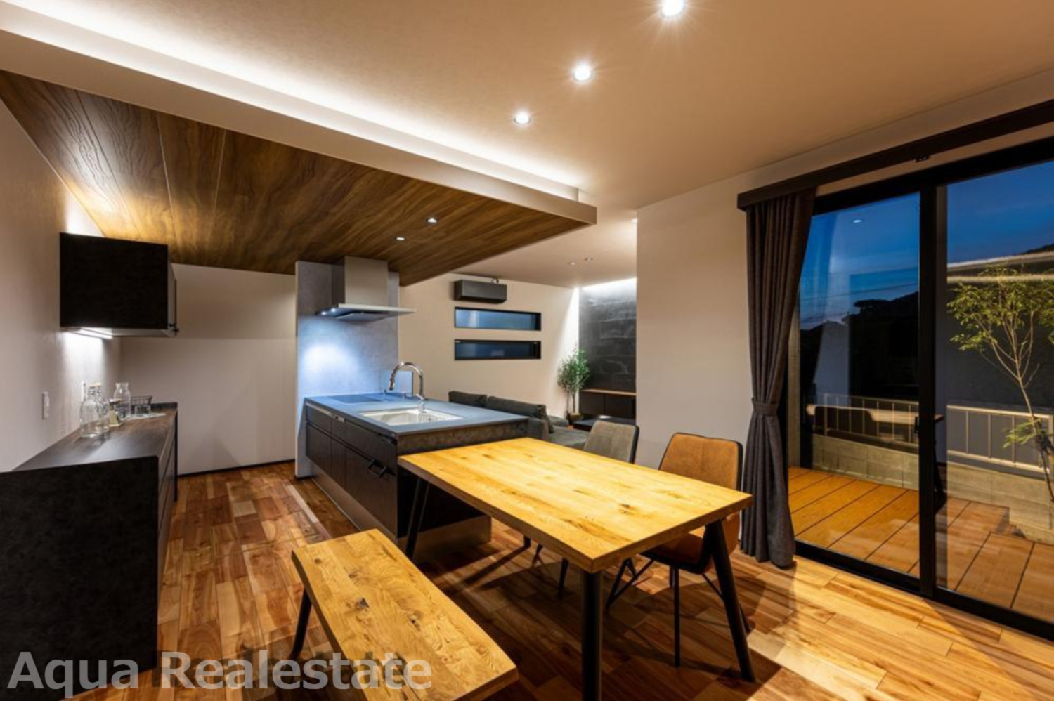 高松市林町の新築一戸建の居間・リビング