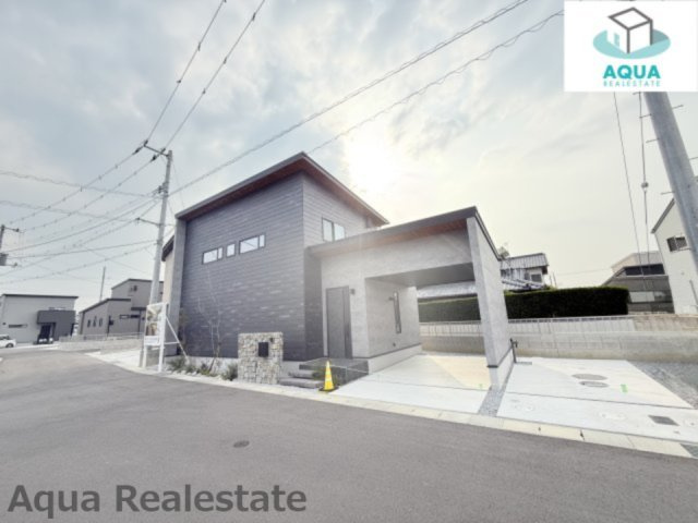 高松市林町の新築一戸建の前面道路含む現地写真|前面道路含む現地写真です