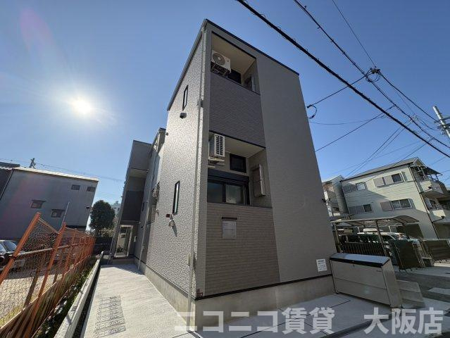 大阪市住吉区苅田６丁目のアパートの外観