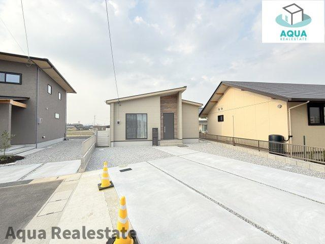 高松市香川町大野の新築一戸建の前面道路含む現地写真|前面道路含む現地写真です